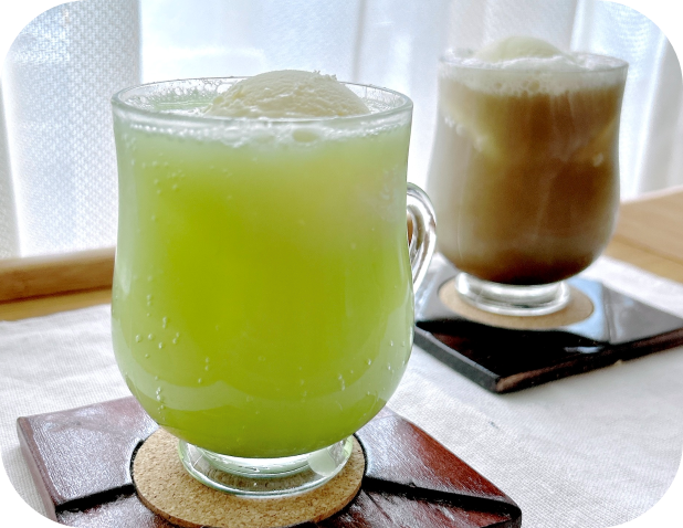 緑茶ソーダ